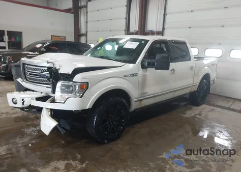 2013 Ford F-150 Platinum z USA, uszkodzony, nr VIN 1FTFW1ET8DFA76439